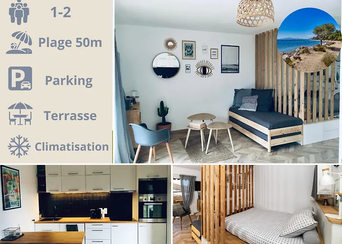 Magnifique petit cocon bord de mer- Lesclesdenicole